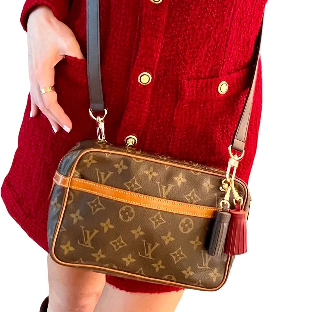 Authentic LOUIS VUITTON Monogram Clutch Pouch Compiegne